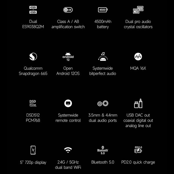 HiBy - R6 III (Gen 3) Hi-Res Portable Music Player - 28