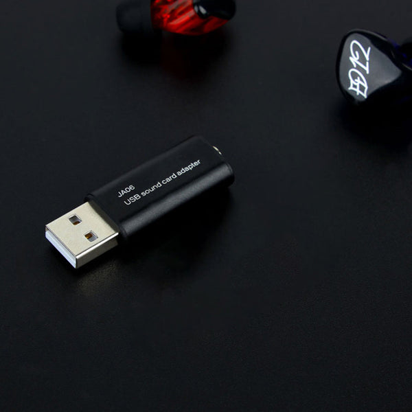 JCALLY JA06 USB to 3.5mm Headphone External Sound Card Converter - 9