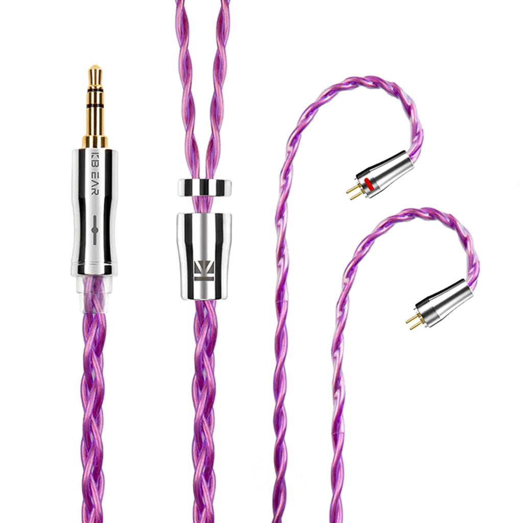 KBEAR 4 Core 6N Single Crystal Copper Upgraded Cable
