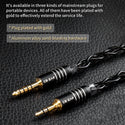 KBEAR - 4 Core Upgraded Cable for IEM - 5