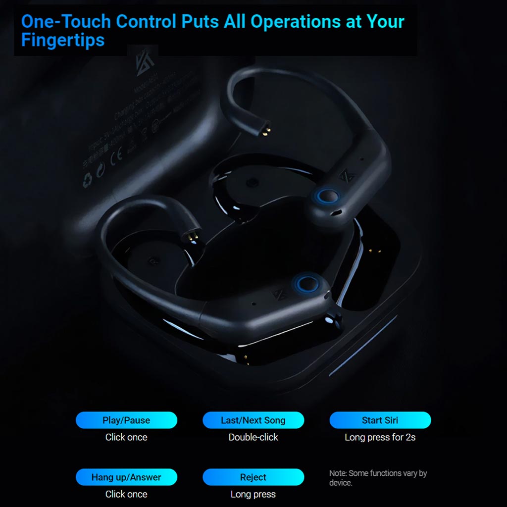 Concept Kart KZAE01 True Wireless Bluetooth Adapter for IEMs One touch control