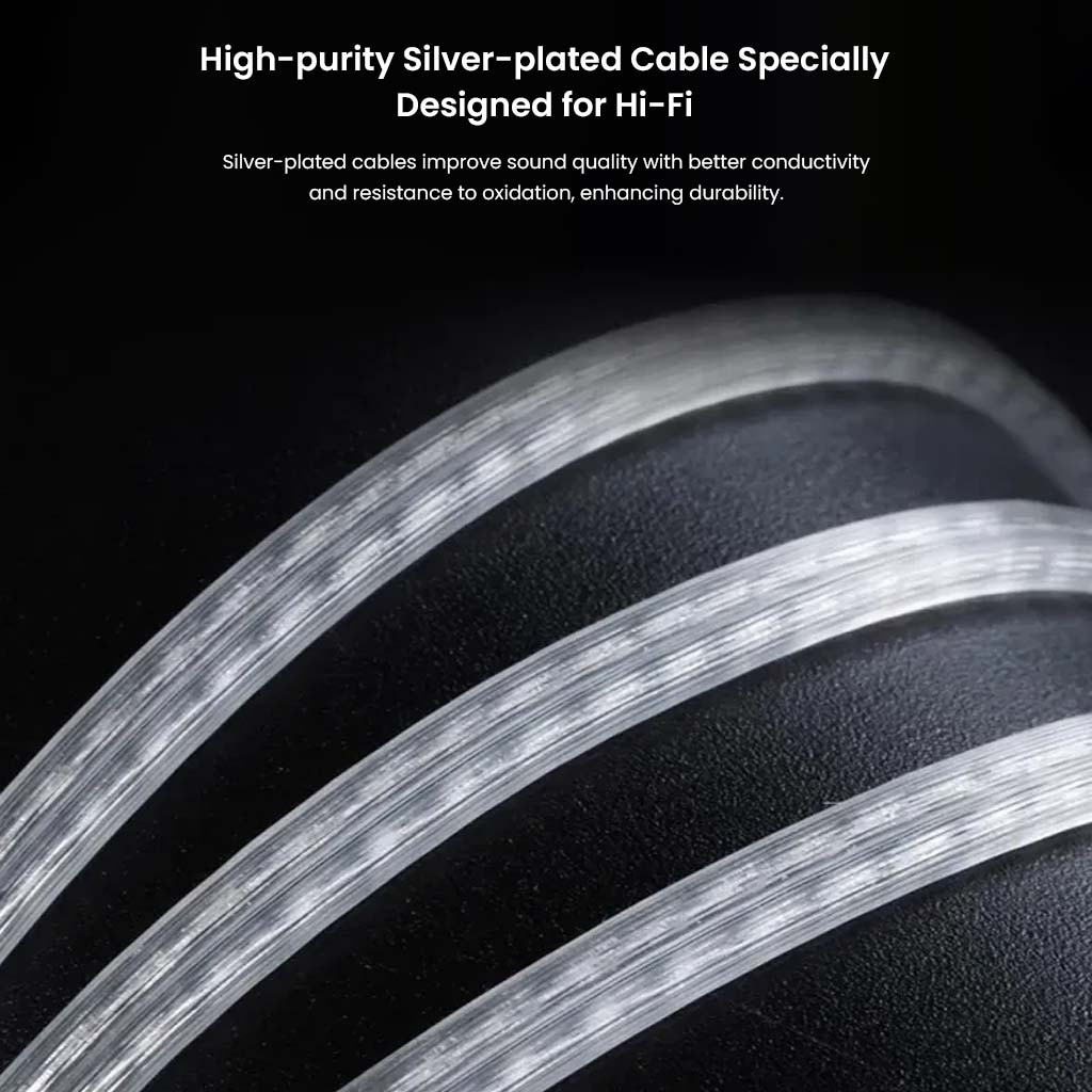 KZ AS24 Pro 24 BA's IEM high-Purity Silver-Plated Cable