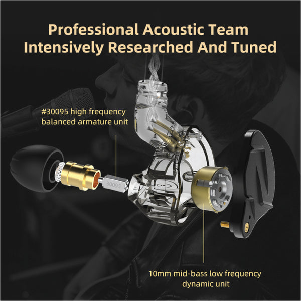 KZ - ZSN Pro X  1 DD + 1 BA Hybrid IEM - 52