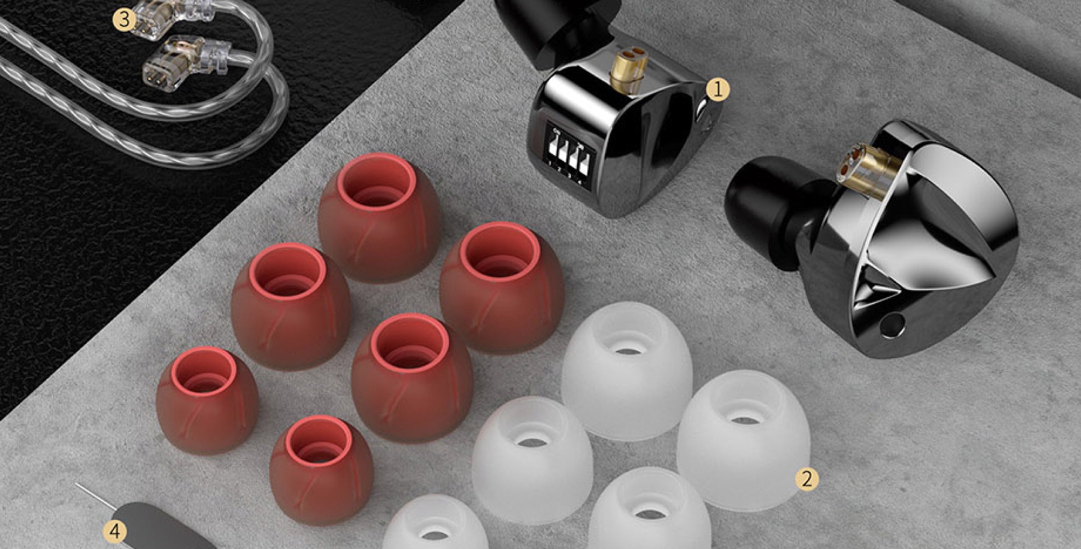 Concept kart kz d fi wired iem black 1  4