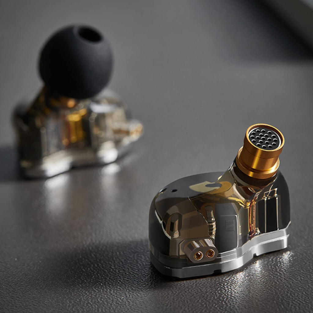 ConceptKart KZ ZS10 Pro Wired IEM Stone Black buds