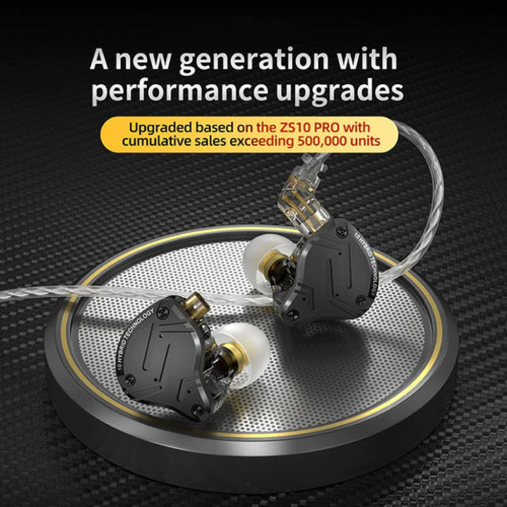 KZ ZS10Prox/D10Slim IEM Blk Mic combo 01