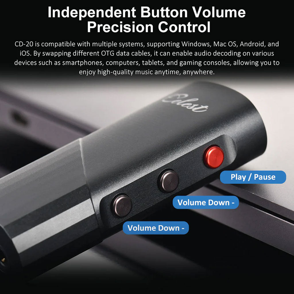 Kinera Celest CD-20 DAC AMP Volume Button