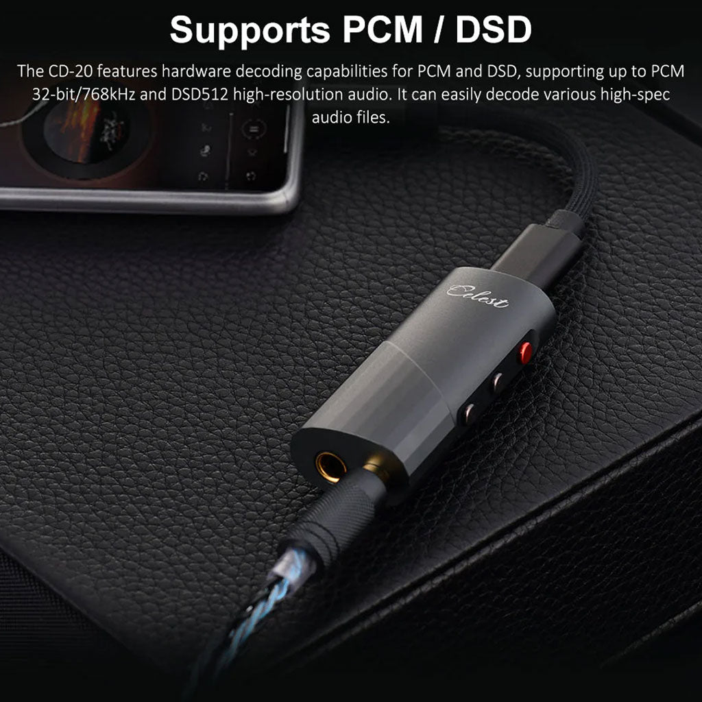 Kinera Celest CD-20 DAC AMP Support PCM & DSD