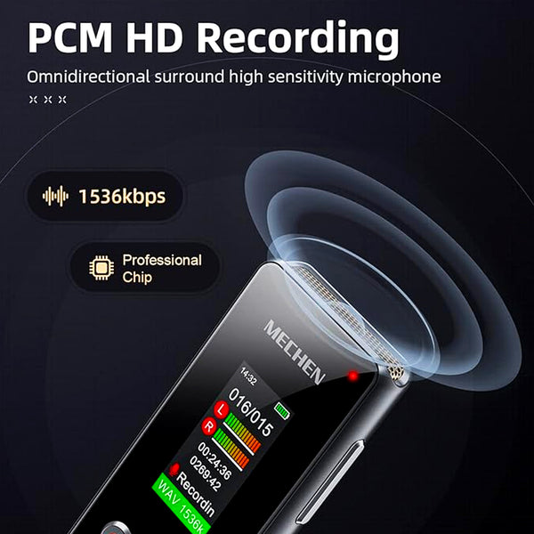 MECHEN - V01 64GB Digital Voice Recorder - 2