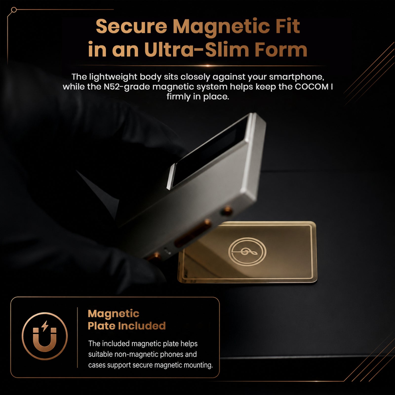 NiPO - COCOM I Magnetic Hi-Res Portable USB DAC & Amp