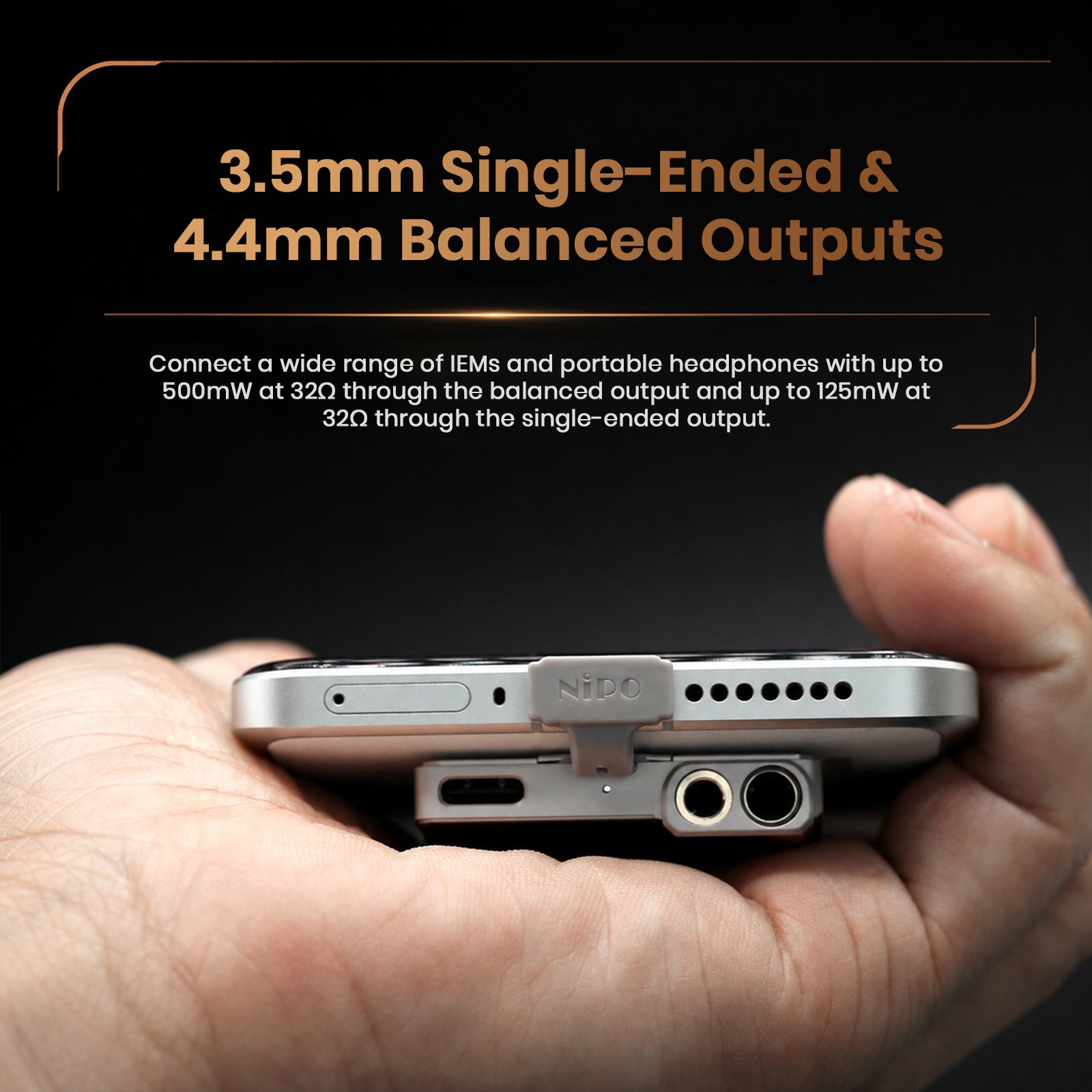 NiPO - COCOM I Magnetic Hi-Res Portable USB DAC & Amp