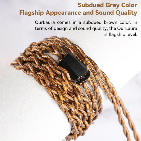 NiceHCK - OurLaura 16.6AWG Upgrade Cable For IEMs - 12
