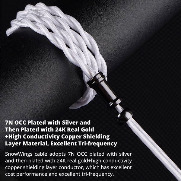 NiceHCK SnowWings OCC Upgrade Cable for IEMs - 2