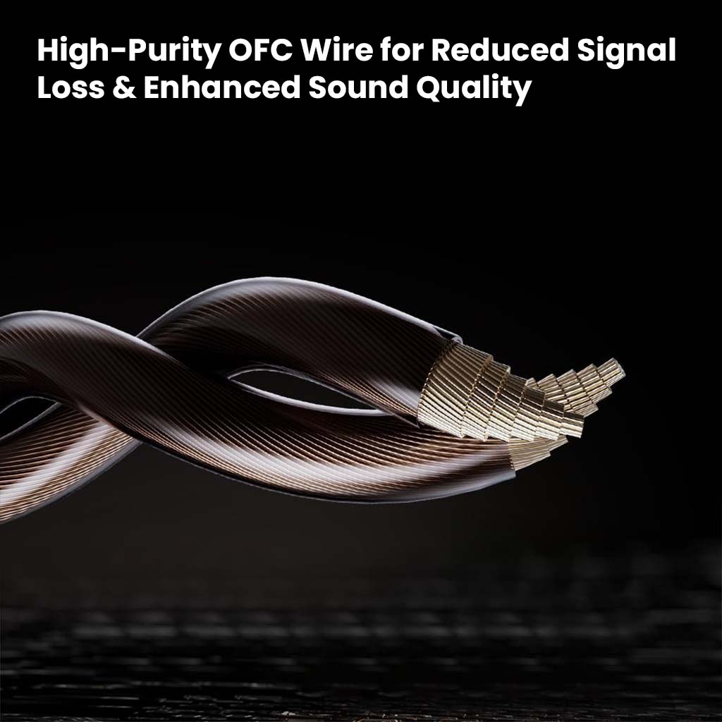 High-purity OFC wire in QKZ-ENZO IEM reduces signal loss and enhances sound quality for a superior audio experience.