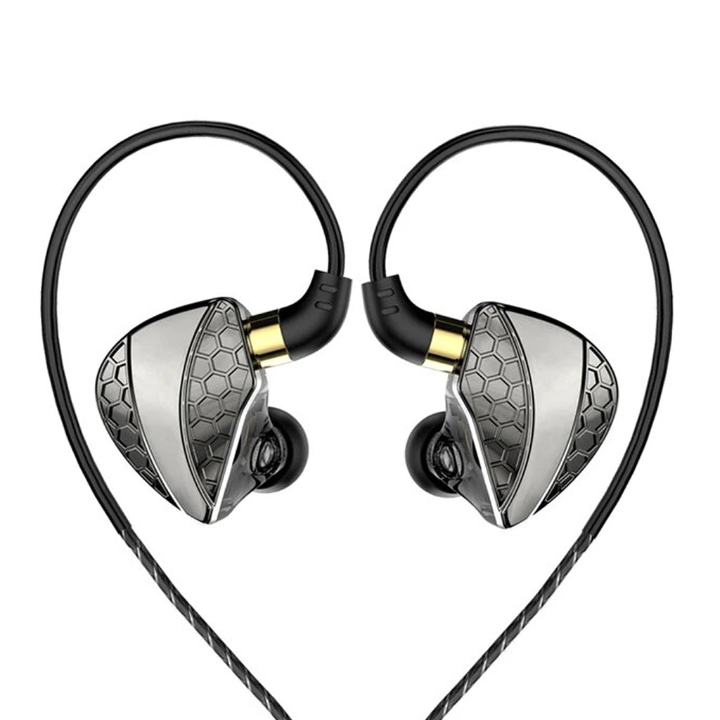 QKZ Hi6T 11mm Dynamic Driver Stereo IEM with Mic - Image 1