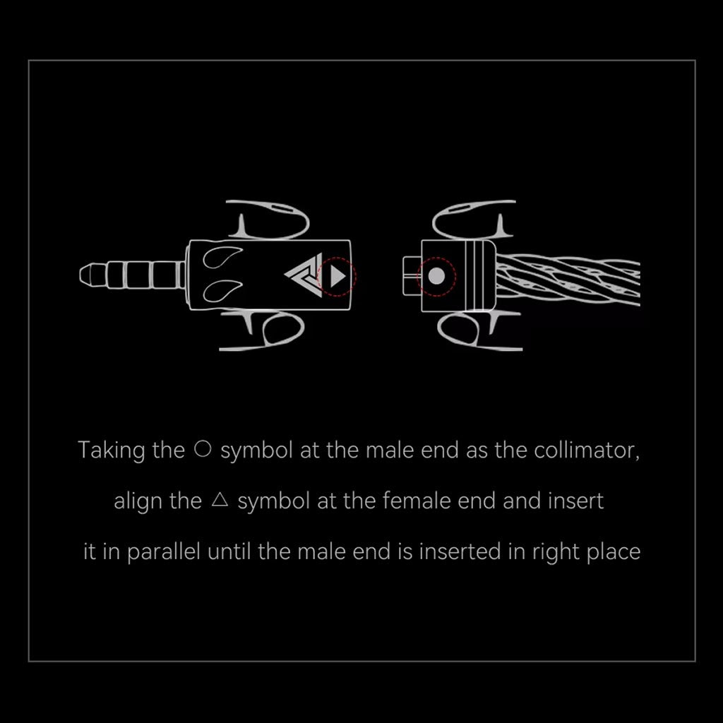 Concept Kart QKZ Q7 Max Upgrade Cable For IEM Connection Symbol