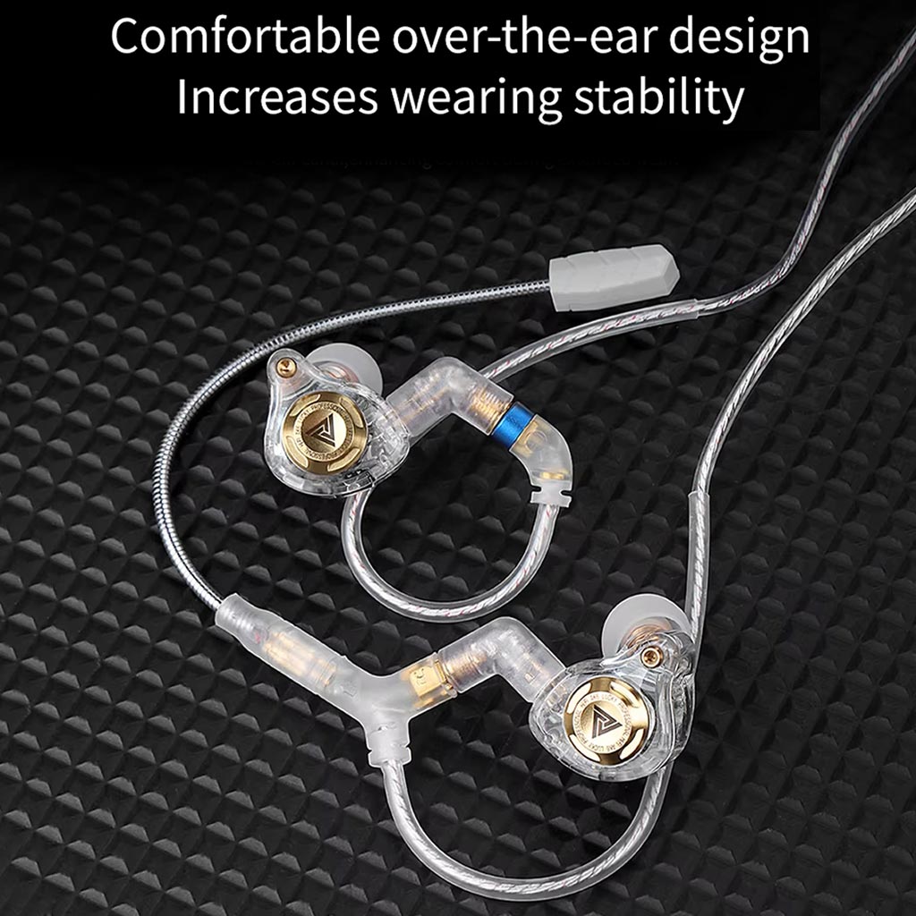 Concept Kart QKZ Q7 Max Upgrade Cable For IEM Over the Ear design