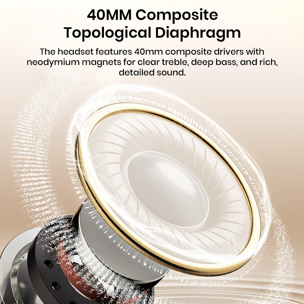 ROSESELSA Distant Mountian Headphone 40MM Composite