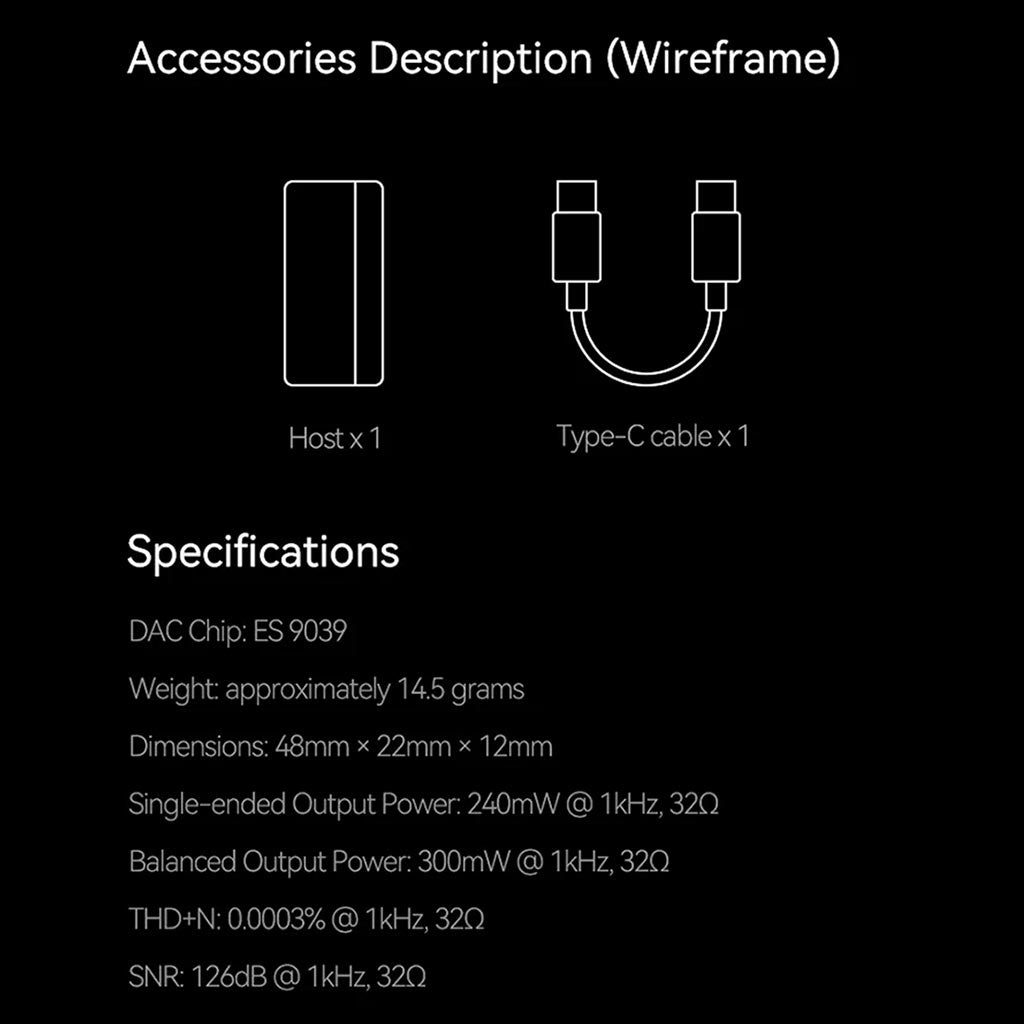 ROSESELSA RZ550 DAC Amp Specification