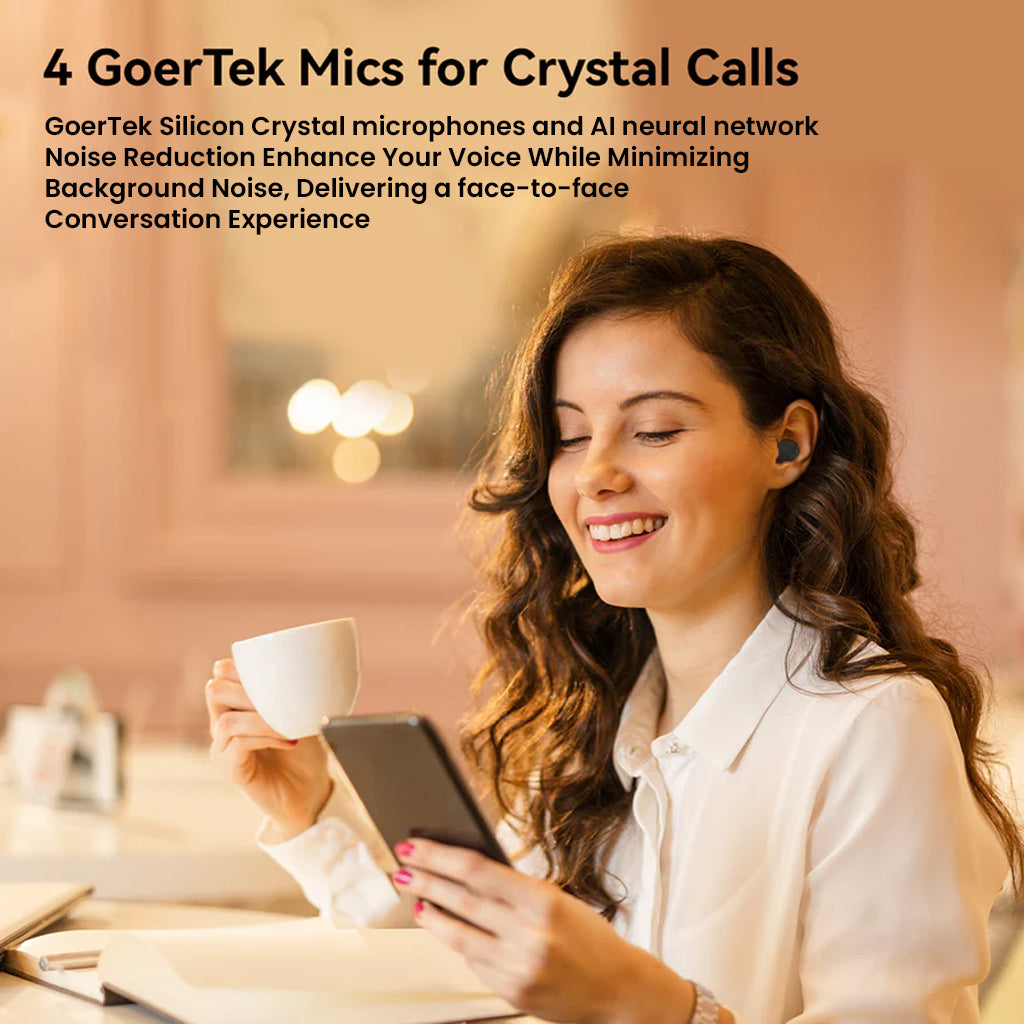 Roseselsa CeramicsX earbuds black 4 goertek mic