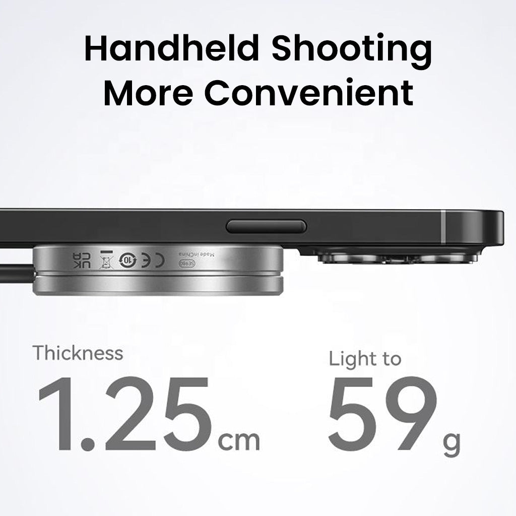 Side profile of EAGET SE980 Enclosure showing 1.25cm thickness and 59g weight, emphasizing lightweight and portable laptop accessory design.