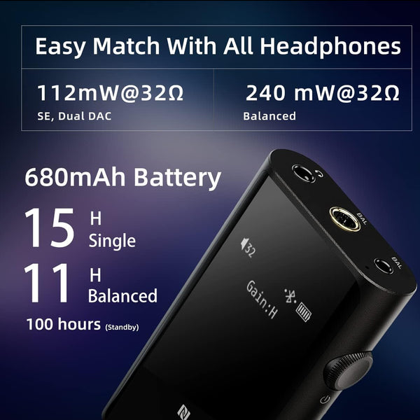 SHANLING - UP5 Bluetooth Headphone DAC & Amp - 5