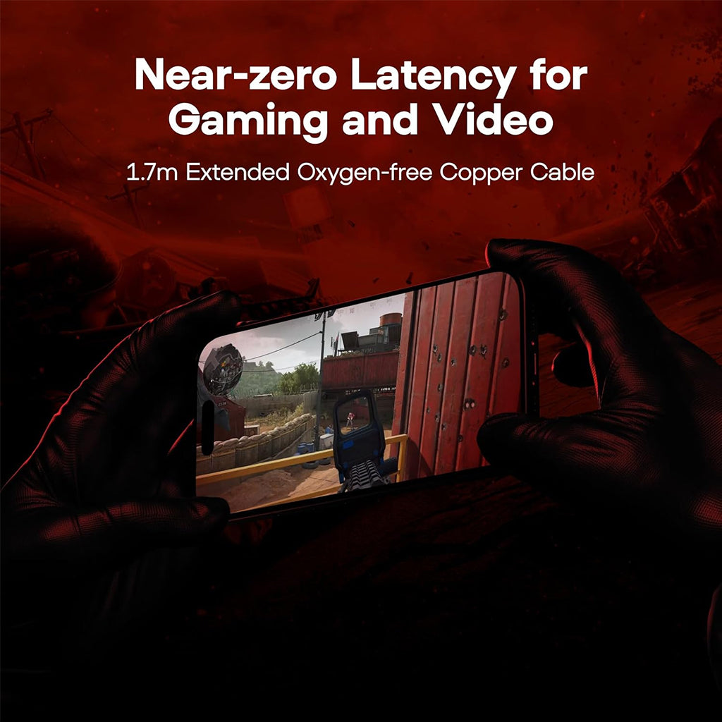 SIMGOT EG280 IEM offers near-zero latency and 1.7m oxygen-free copper cable for seamless gaming and video playback.