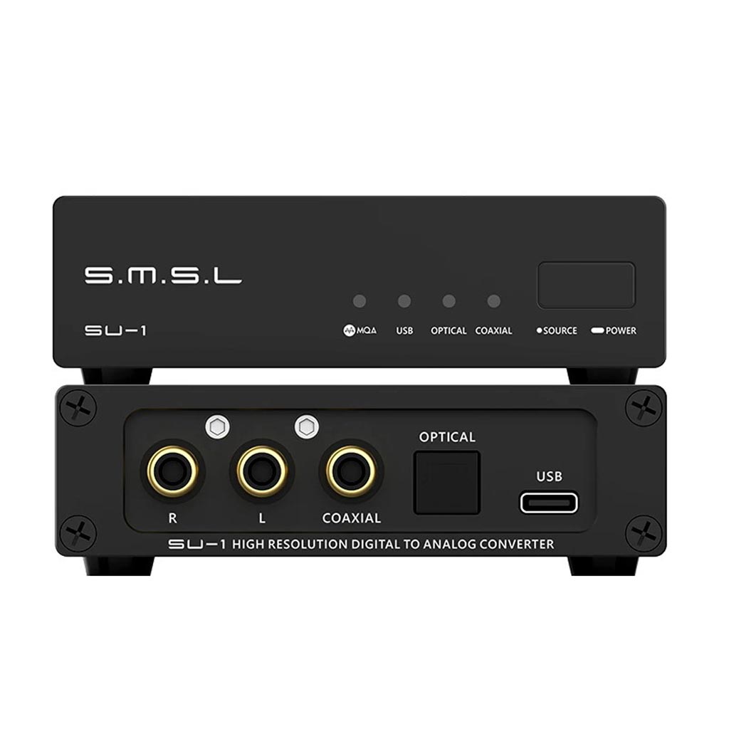 SMSL SU-1 Desktop DAC front and Back Photo