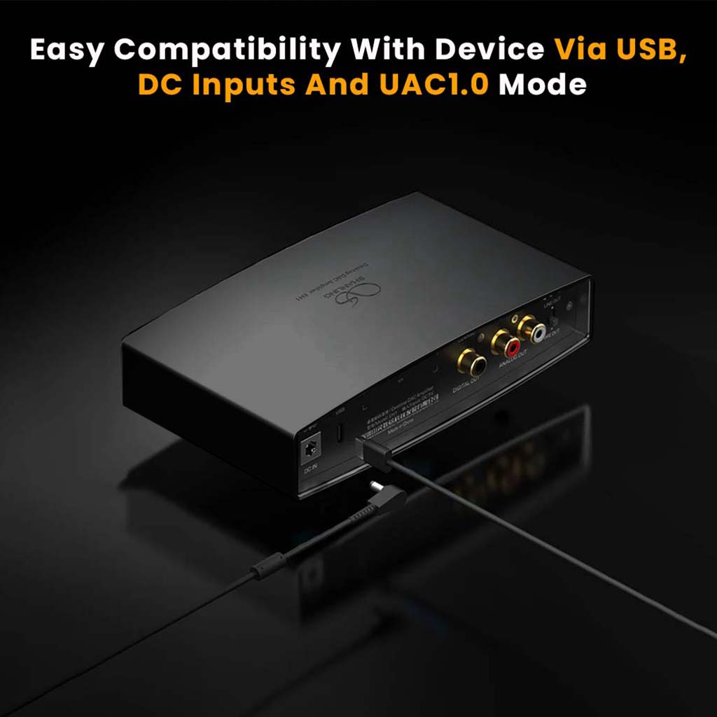 Shanling EH1 DAC Amplifier USB DAC Inputs