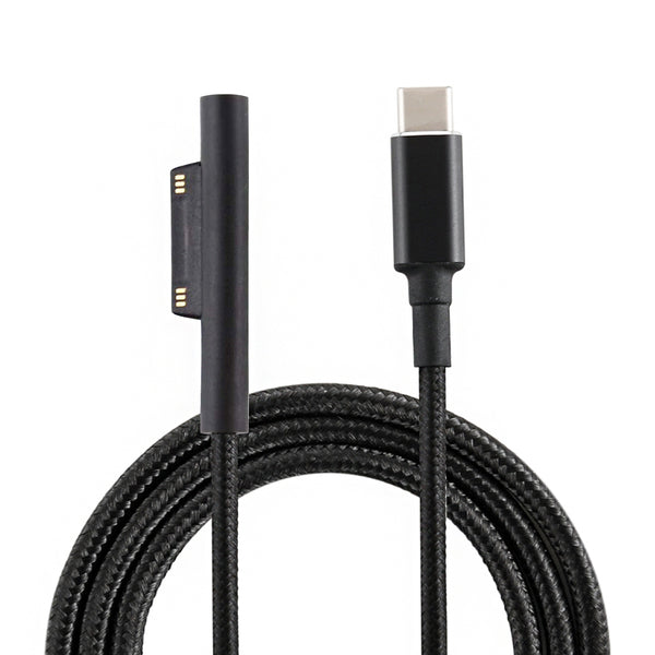 TECPHILE 100W Type-C PD Charging Cable for Surface Pro/ Book / Go - 1