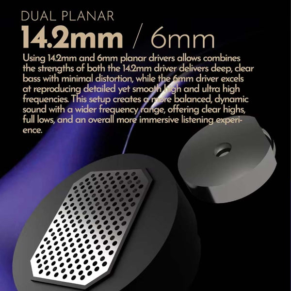 TANGZU WU Zetian The Legend Dual Planar Driver IEM - 3