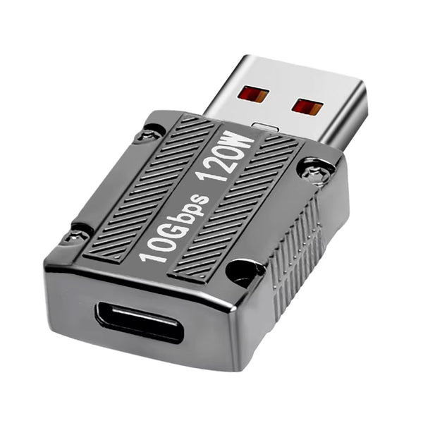 TECPHILE - 120W Type-C to USB-A Straight Adapter - 1
