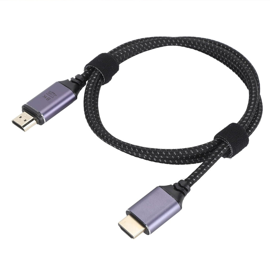 TECPHILE 8K HDMI TO HDMI Magnetic Adpater Cable Black 02