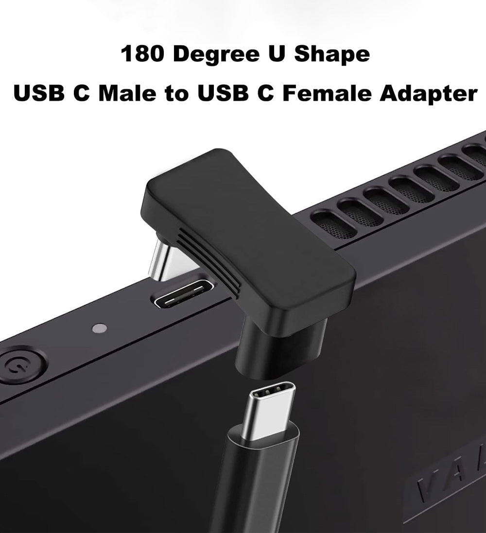 TECPHILE CA107 U_Shape Adapter Grey CM CF 180 DEGREE