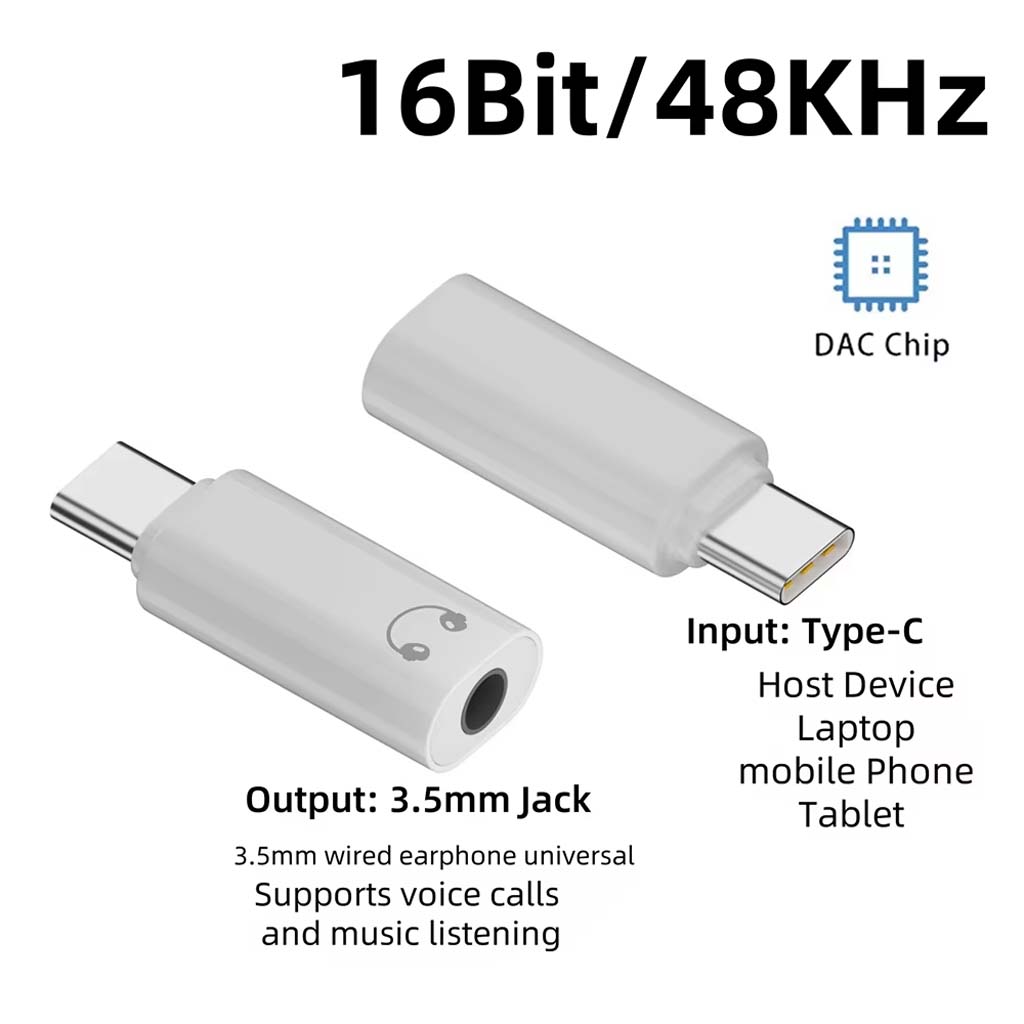 TECPHILE CA113 Headphone_Jack Adapter 16bit/48KHz