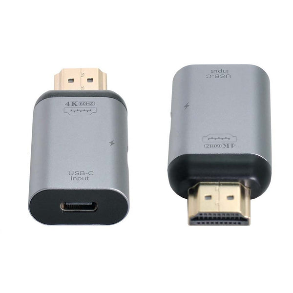 TECPHILE - 2 in 1 Type C to HDMI Adapter with 100W USB C PD Charging Port - 7