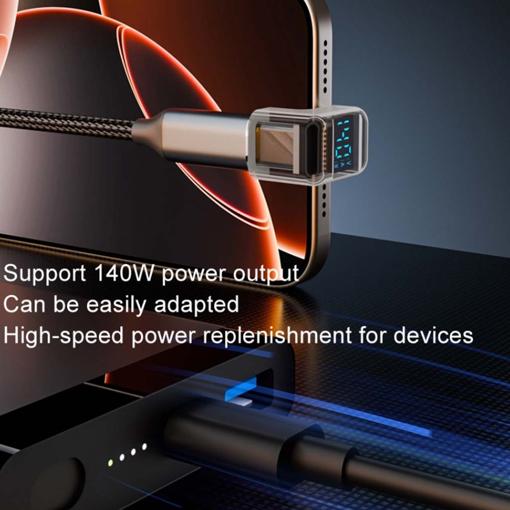 TECPHILE CA116 U Shape Display Adapter Transparent support 140W