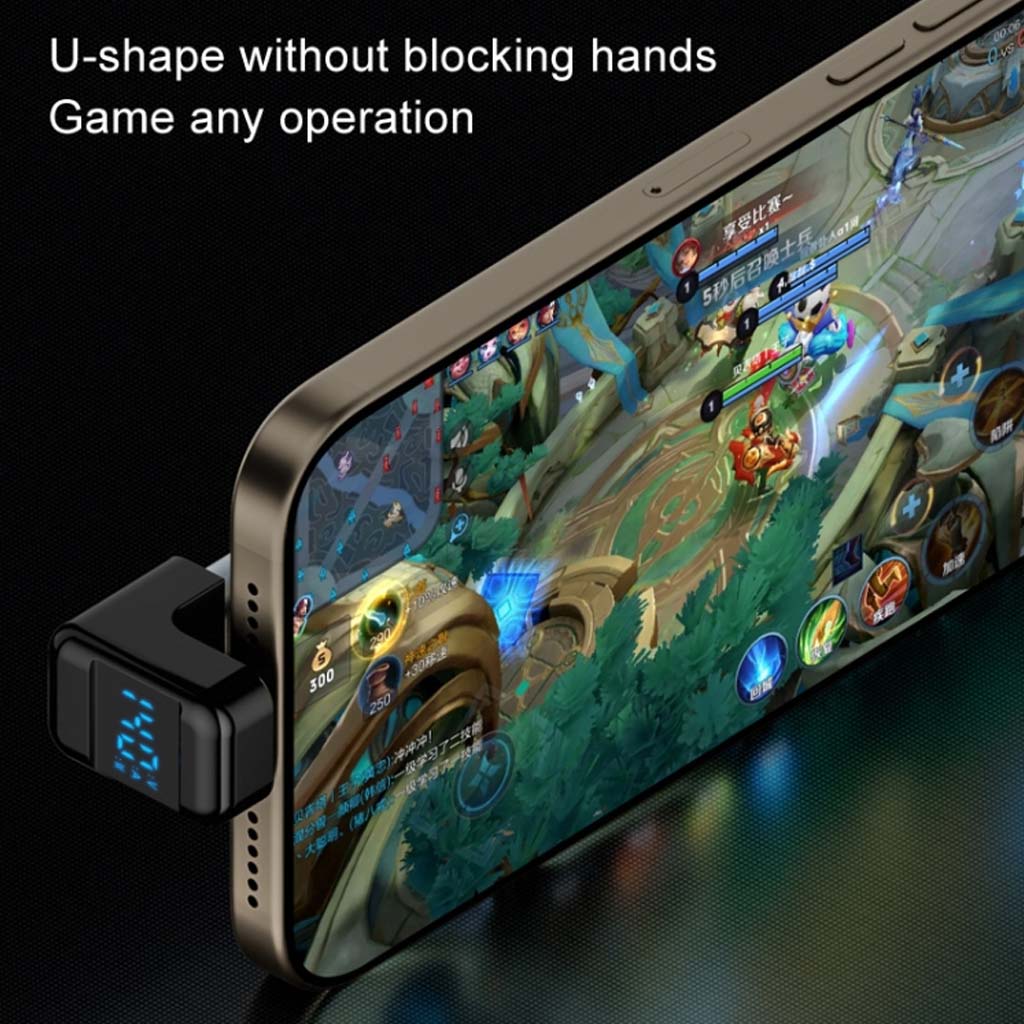 TECPHILE CA116 U Shape Display Adapter Transparent u-shape without blocking hands