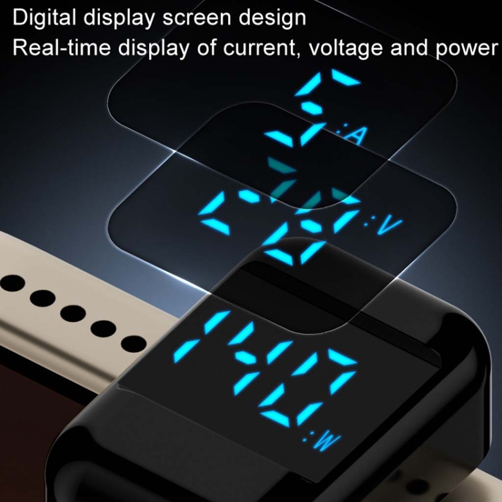 TECPHILE CA116 U Shape Display Adapter Transparent digital display screen design