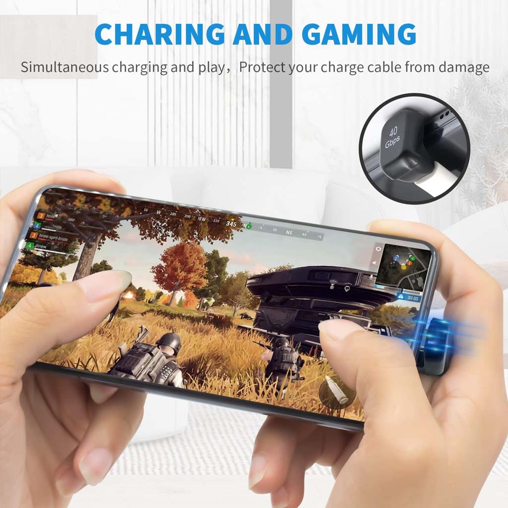 TECPHILE - 100W U-Shape Type-C to USB C Adapter