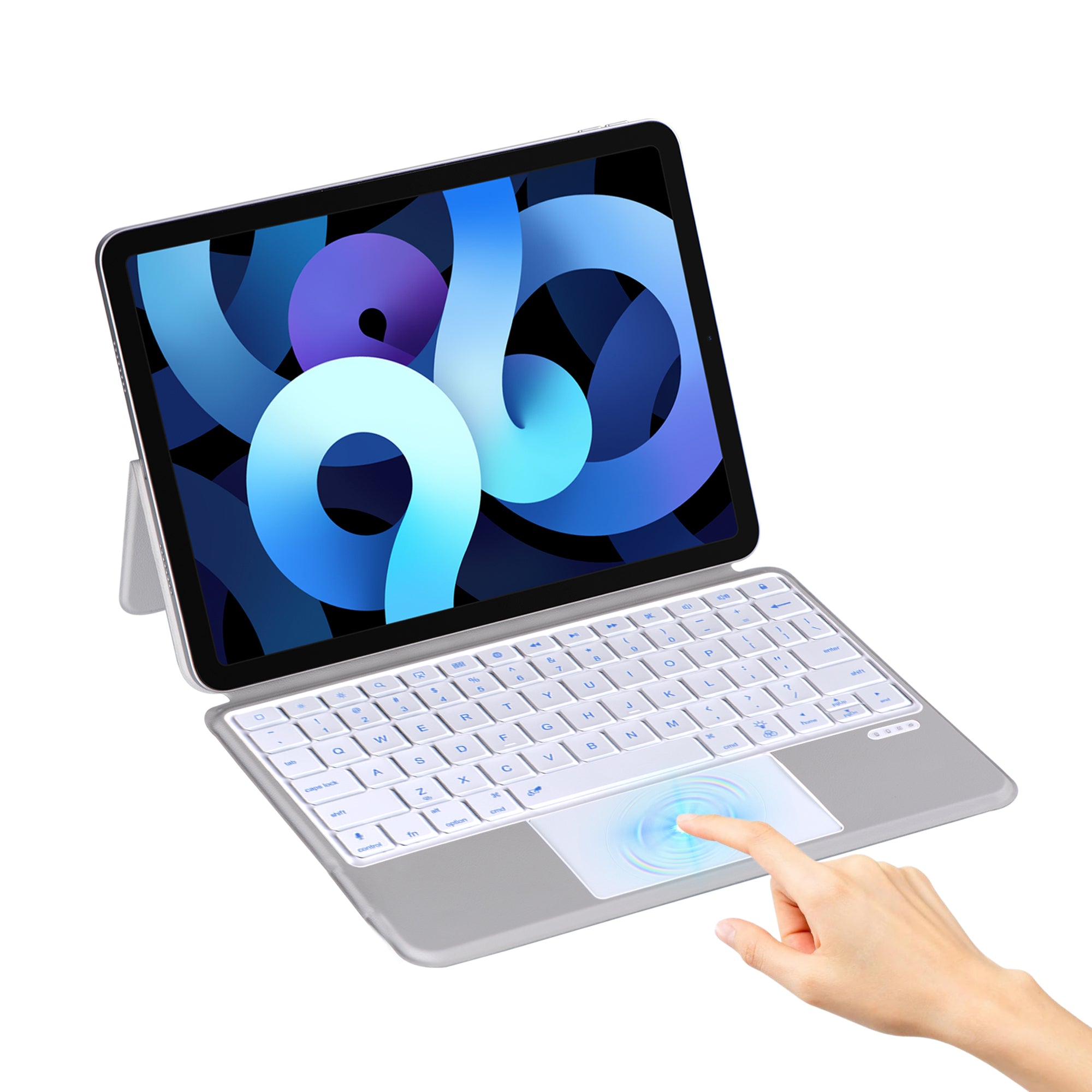 TECPHILE - J3125-6D Wireless Keyboard Case for iPad