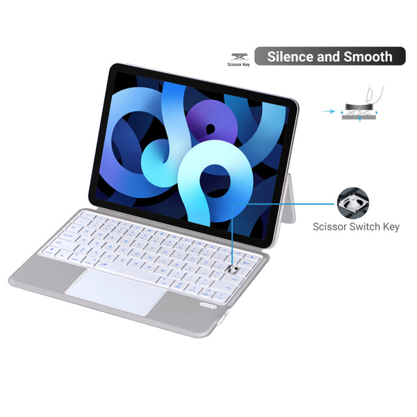 TECPHILE - J3125-6D Wireless Keyboard Case for iPad Air(Demo Unit) - 15