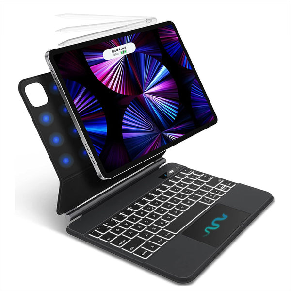 TECPHILE - P109 Magic keyboard Case for iPad - 1