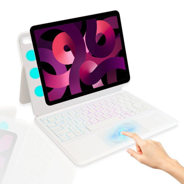TECPHILE - P109 Magnetic Wireless Keyboard Case for iPad - 1