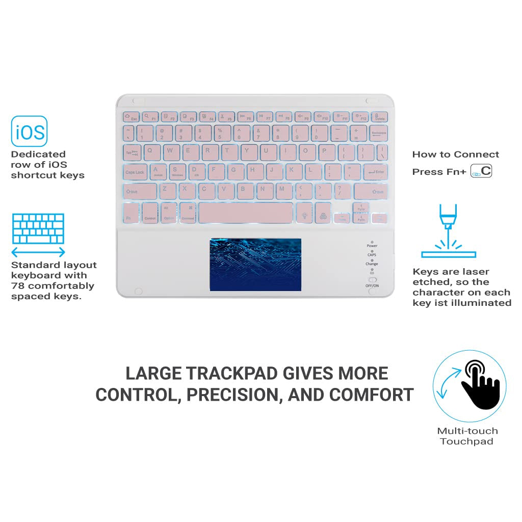 Concept-Kart-TECPHILE-PS11T-Wireless-Keyboard-Case-For-iPad-Pink-5_7Concept-Kart-TECPHILE-PS11T-Wireless-Keyboard-Case-For-iPad-Pink-5_7