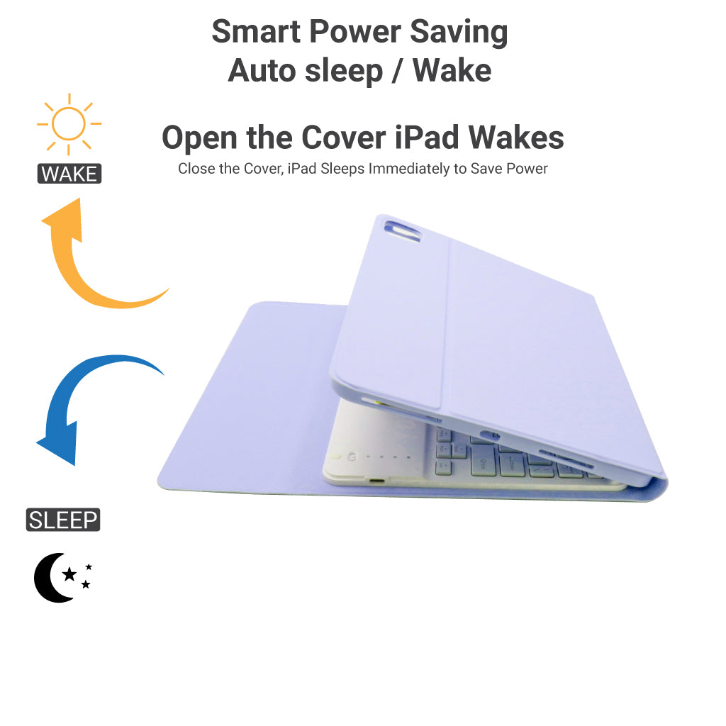 TECPHILE - PS11T Wireless Keyboard Case For iPad