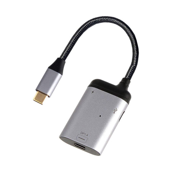 TECPHILE - Type C to Mini Display Port 1.4 Converter Cable - 1