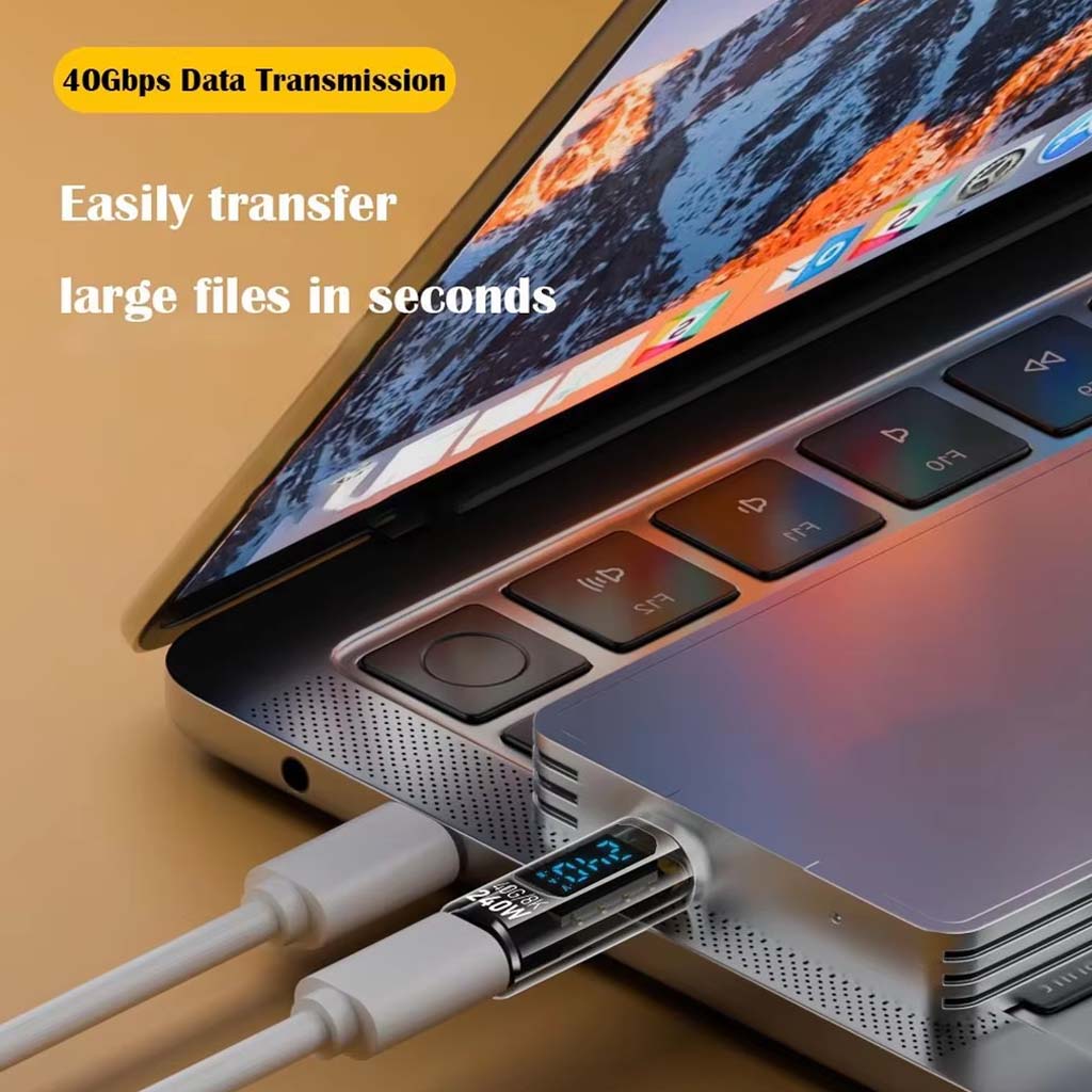 Tecphile CA127 Display Adapter Transparent CM CF 40GBPS DATA TRANSFER