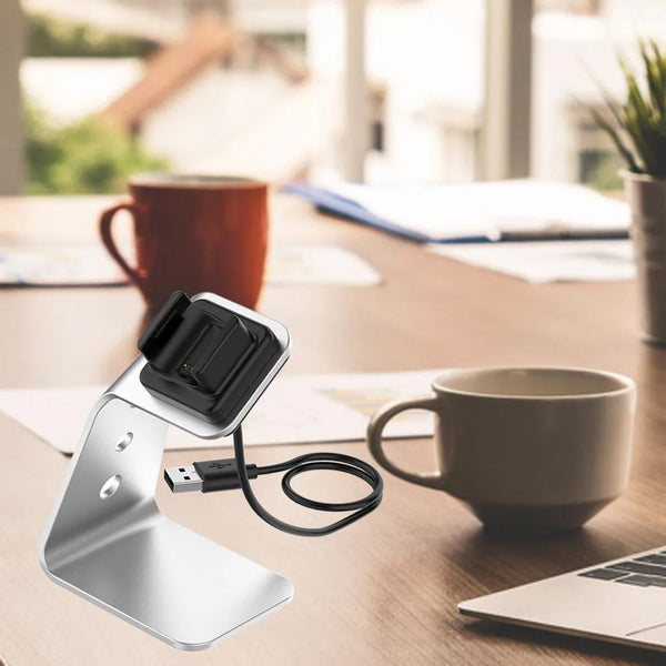 TECPHILE - USB Charging Dock Stand for Fitbit Charge 3 /Charge 4 - 8