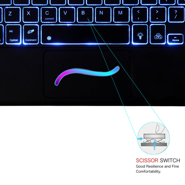 ZW109T Keyboard case for Realme Pad X 11 inch with Touchpad - 14